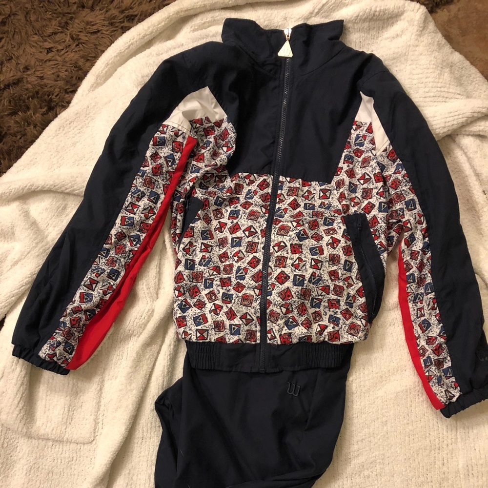 Wilson fully lined sweatsuit jacket